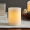 12 Pack: Inglow&#xAE; 3&#x22; x 4&#x22; Cream Flameless Real Wax LED Pillar Candle